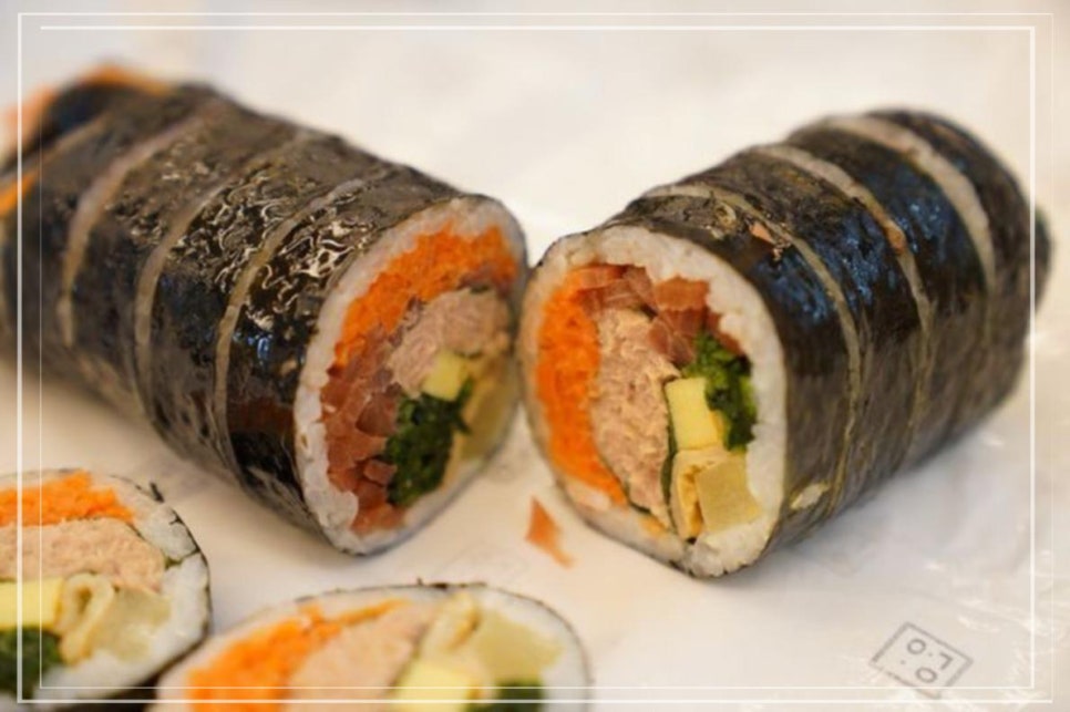 마들김밥 이미지