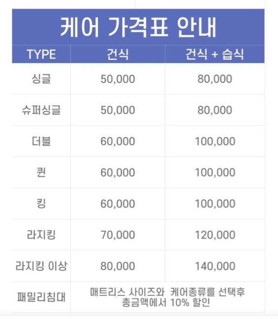 대구침대쇼파세탁 이미지
