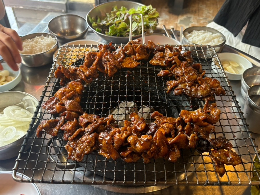 연탄불 이미지