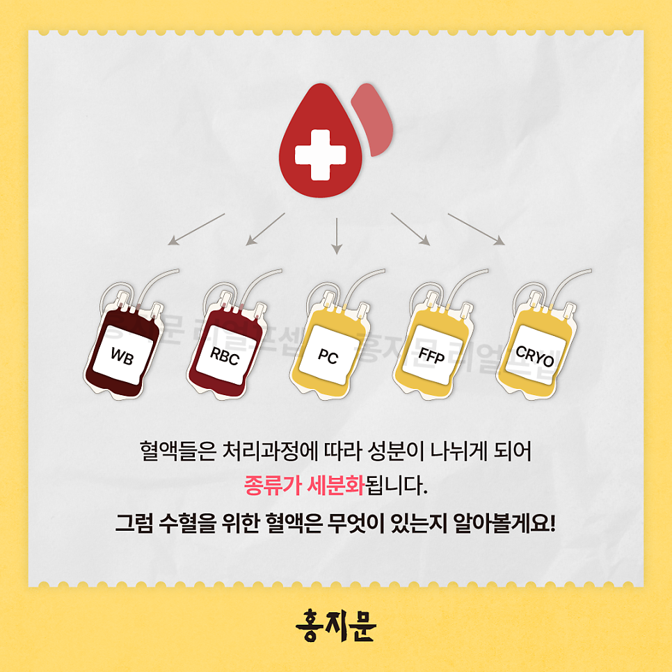 신규간호사를 위한 꿀팁!-수혈에 필요한 혈액제제의 종류 및 특징! : 네이버 블로그