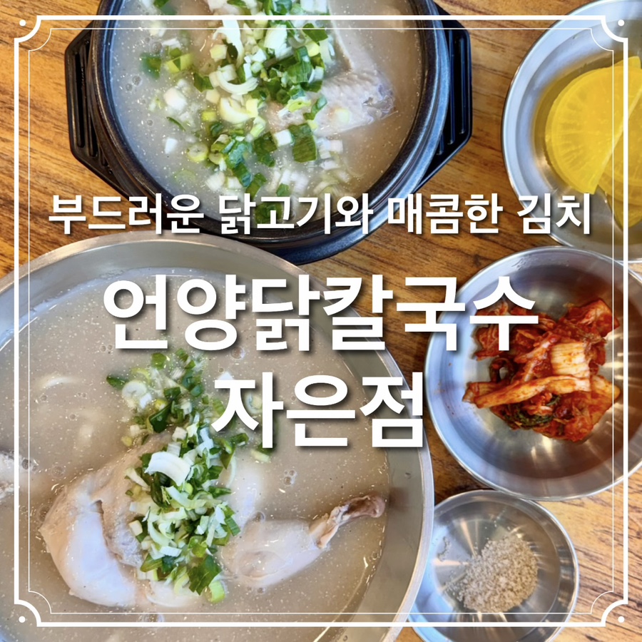 언양닭칼국수진해자은점 이미지