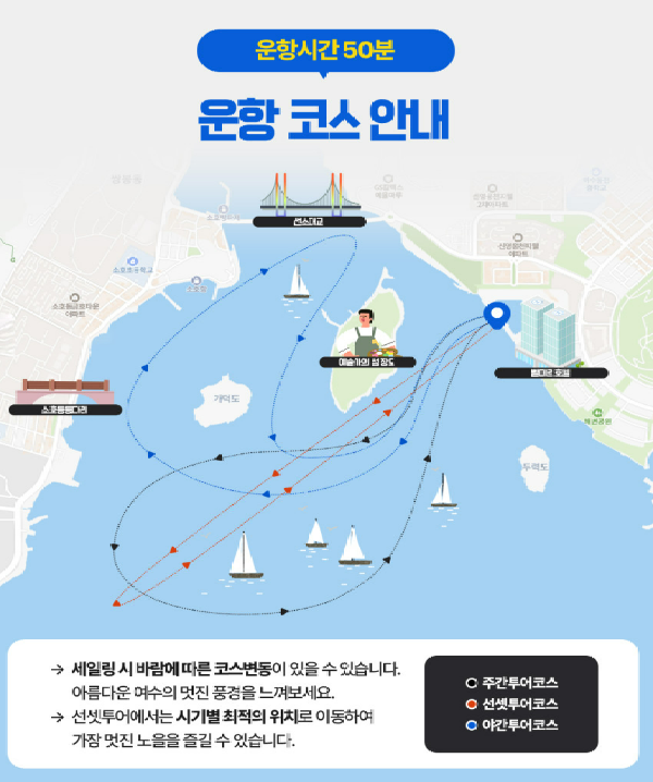 여수아그리나요트투어 이미지