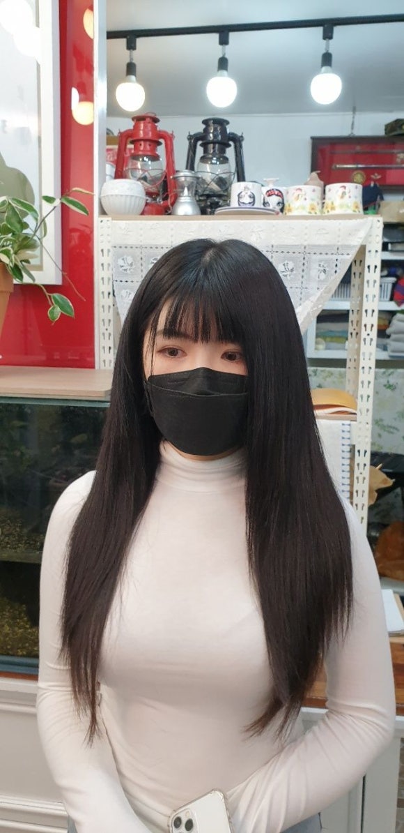 금정 붙임머리 이미지
