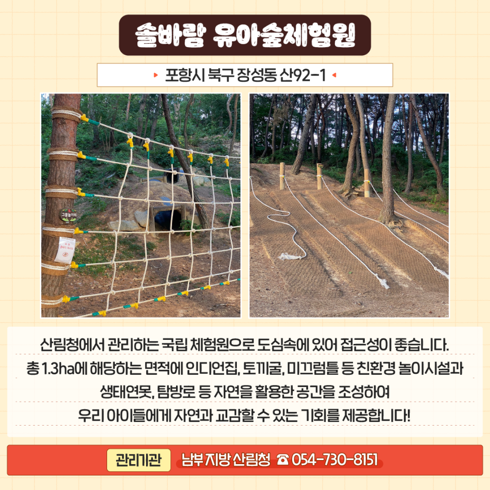 솔바람 유아숲체험원 이미지