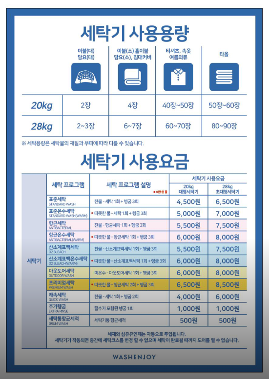 워시엔조이셀프빨래방인천제이 이미지