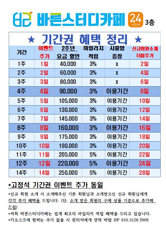 바른스터디카페광주효천점 이미지