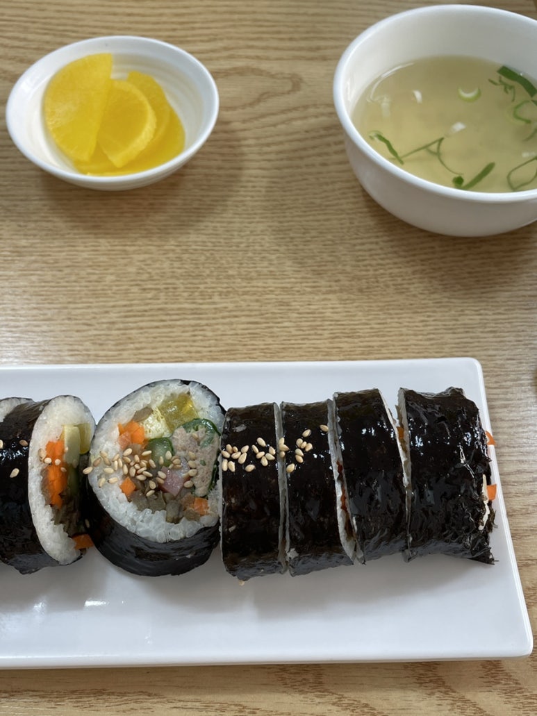 미소탑 김밥 이미지