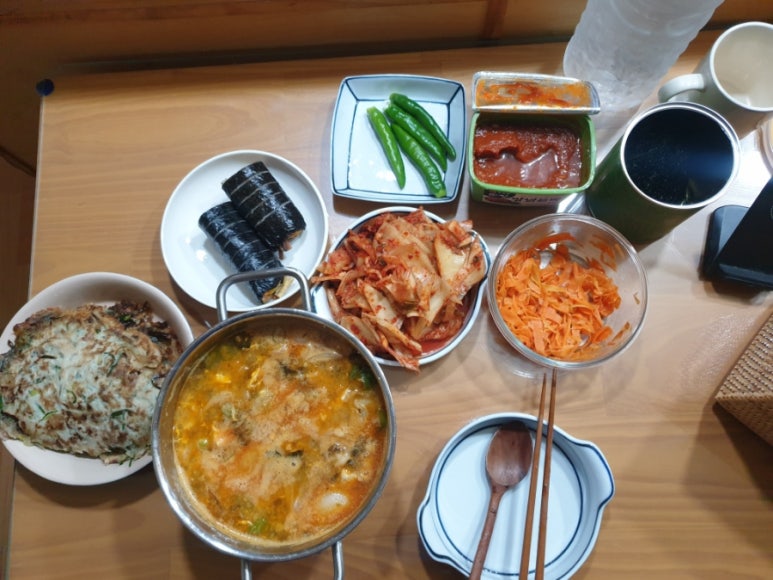 신가네김밥，죽 이미지