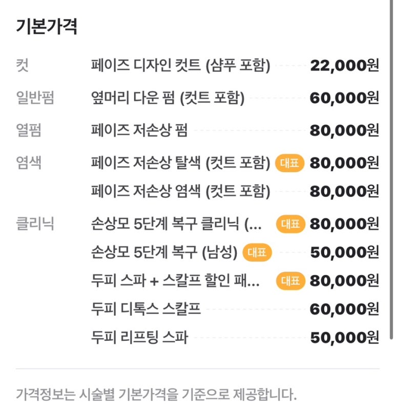 페이즈헤어 이미지