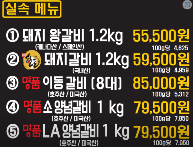 고척백년갈비 이미지