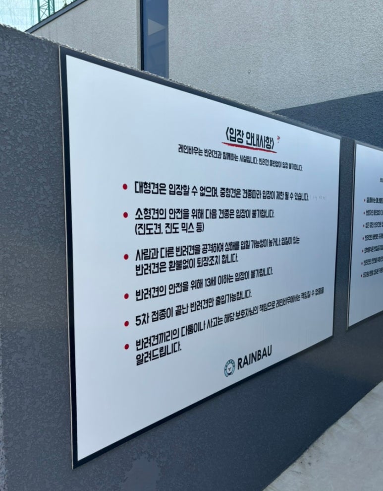 레인바우애견카페 이미지