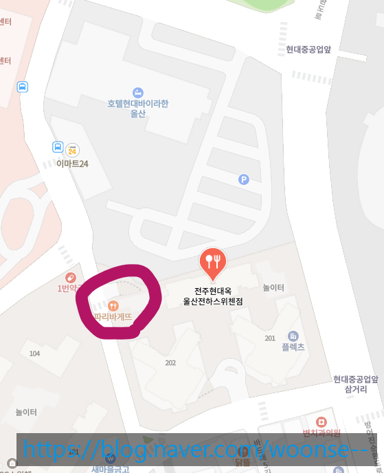 파리바게뜨울산전하스위첸점 이미지