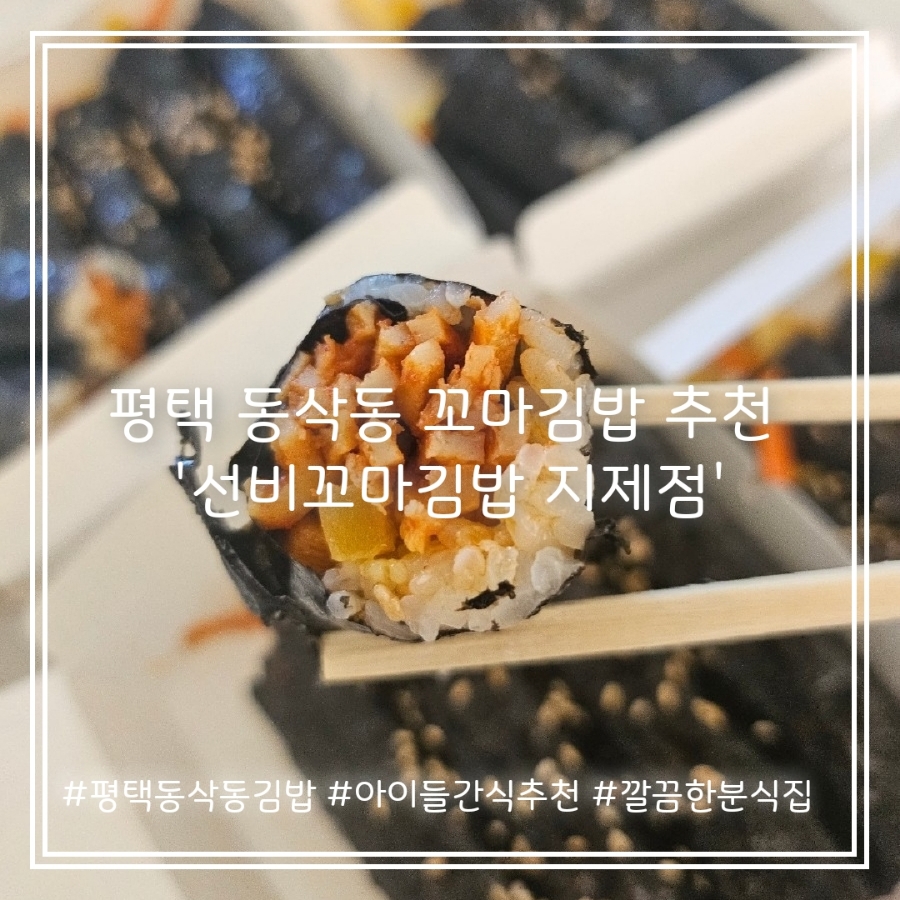 선비꼬마김밥지제점 이미지
