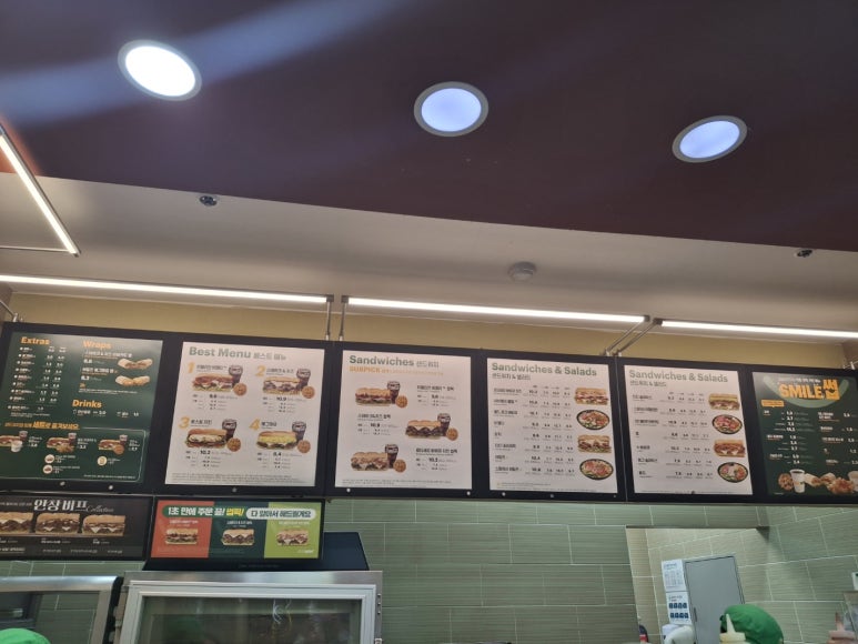 서브웨이중랑역점 이미지
