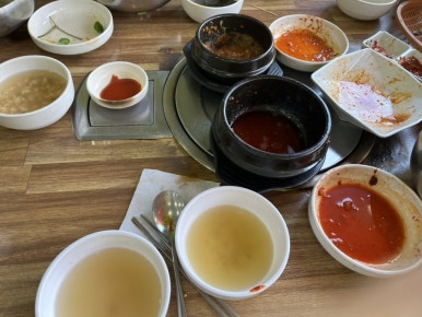 풀잎보리쌈밥생고기 이미지