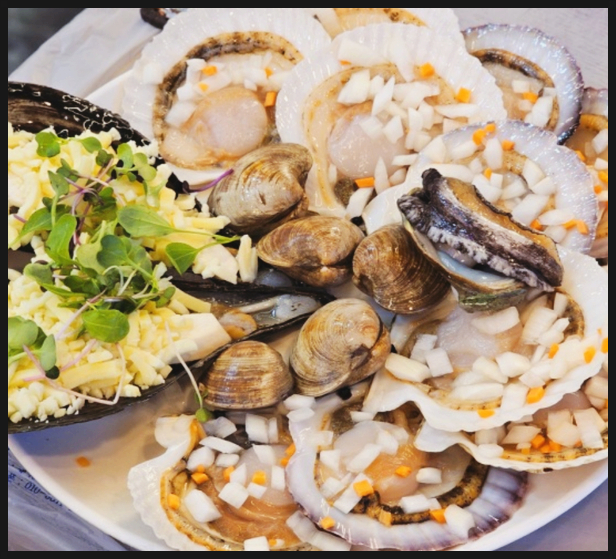 산꼼장어조개구이 이미지