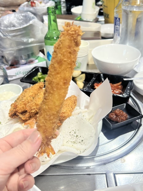 공룡고기&새우 이미지