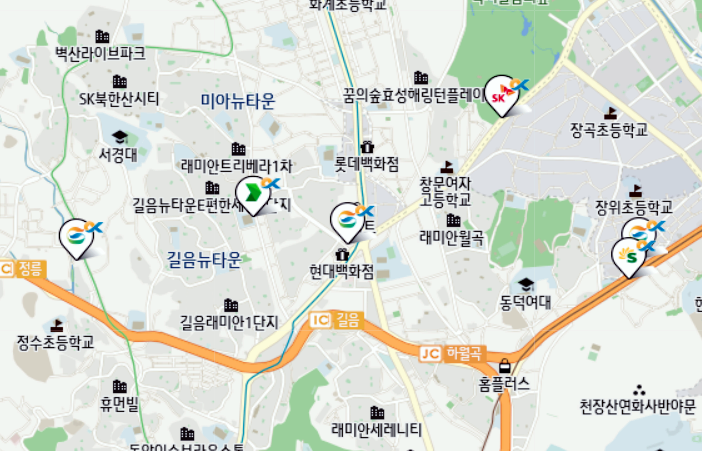 강산주유소 이미지