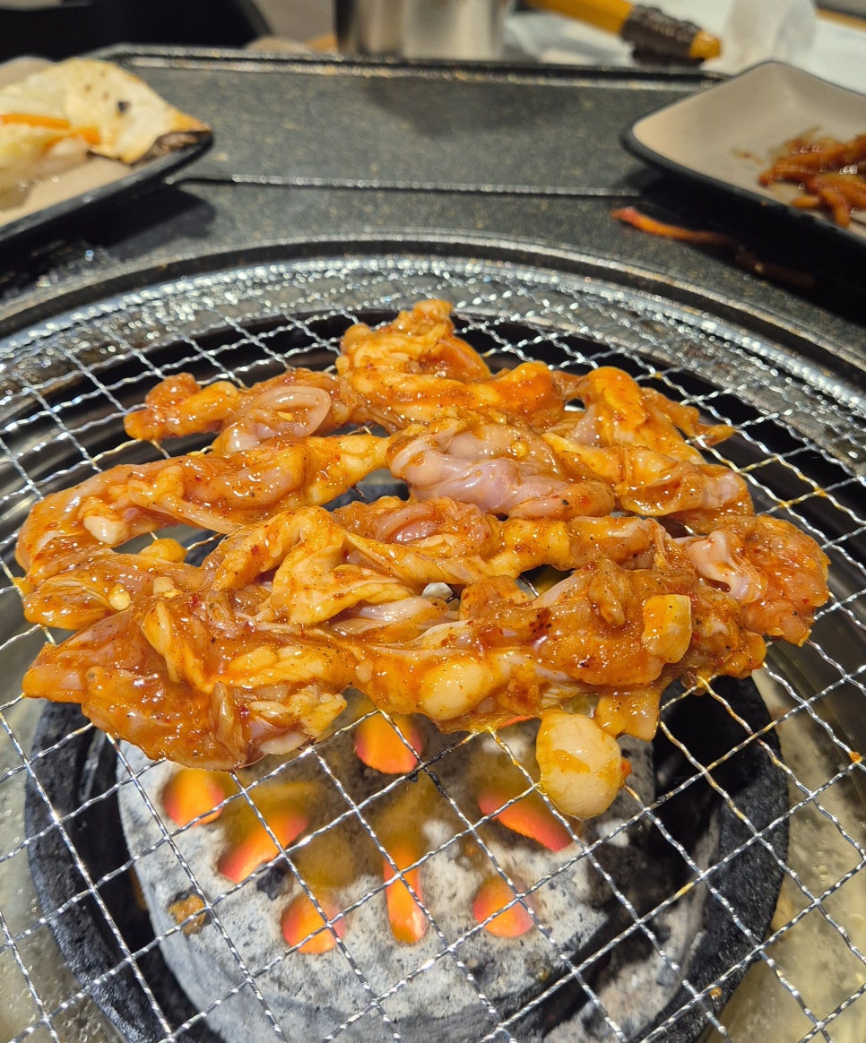 숯불과 닭갈비 이미지