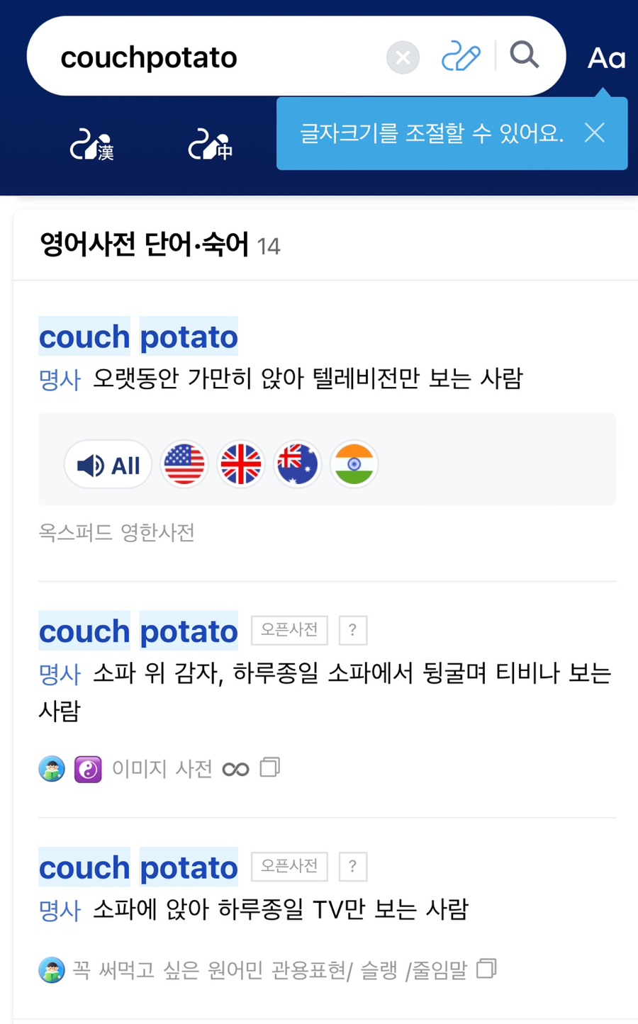 카우치포테이토 이미지
