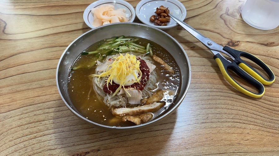 천수밀면 이미지