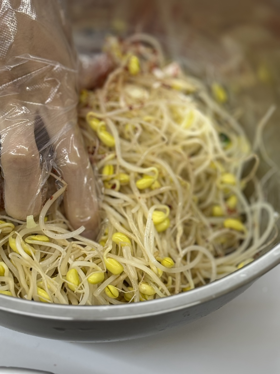 성동구 장애인 쿠킹 클래스: 나물 3종 배우기 후기 — 사진 4