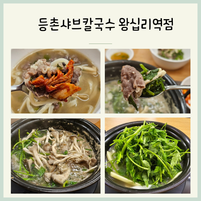 등촌샤브칼국수왕십리역점 이미지