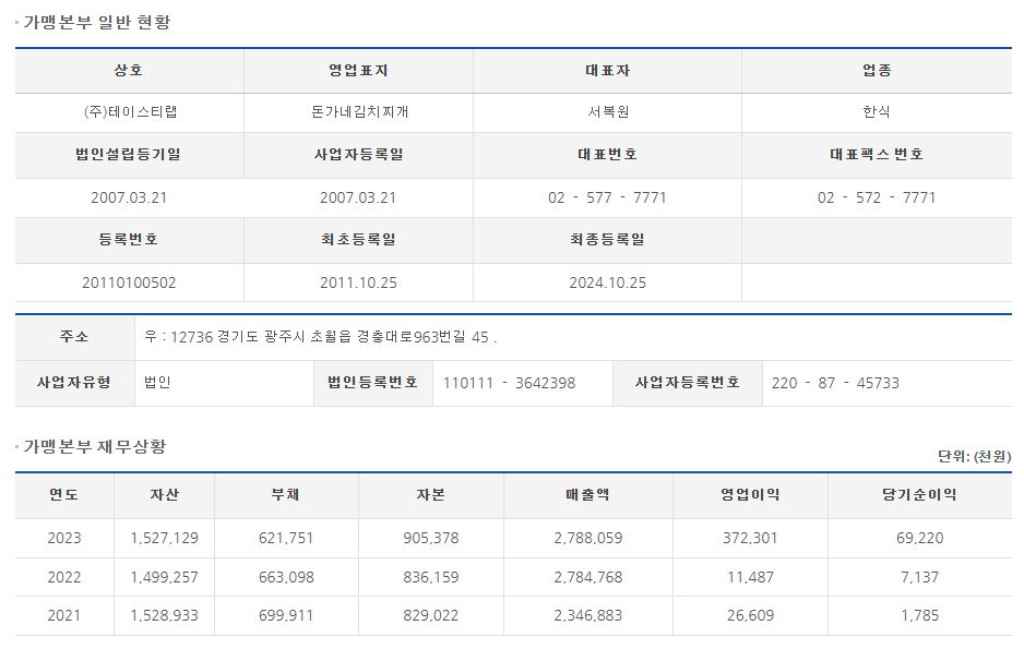 (주)테이스티랩 이미지