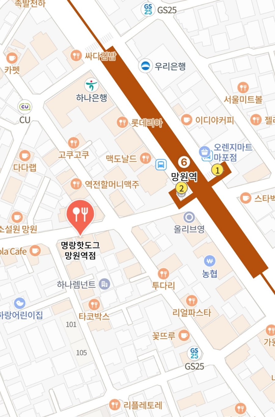 명랑핫도그망원역점 이미지