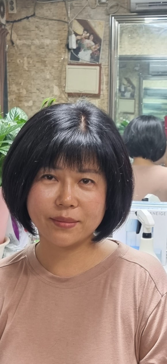 단발머리방 이미지