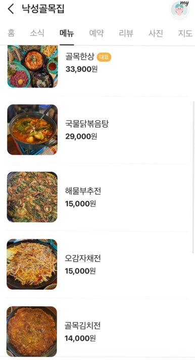 골목집 이미지