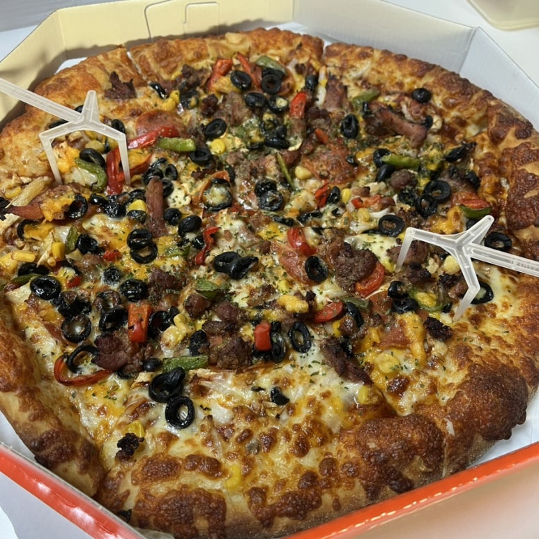사가정 피자 맛집 수제도우가 맛있는 옐로우피자 면목점 : 네이버 블로그