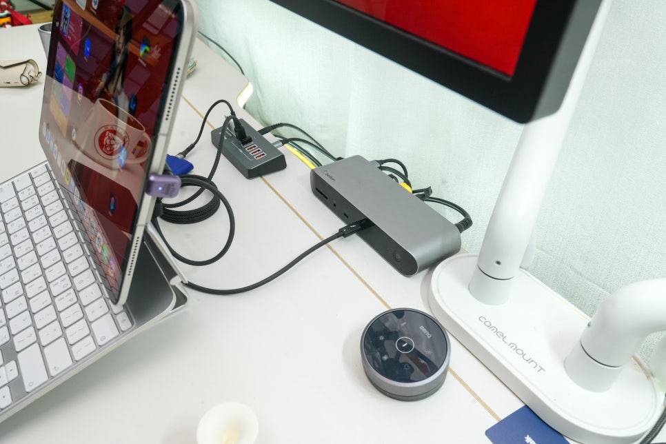 베이직 기어 버티컬 C타입 8in1 USB-C 멀티허브 ' 아이패드프로 13 멀티포트 10Gbps로 확장' 이미지 11