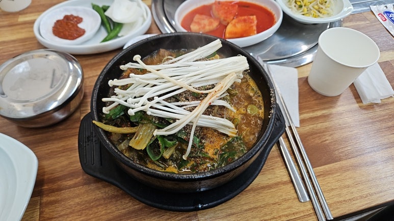 진미 감자탕 부대찌개 이미지