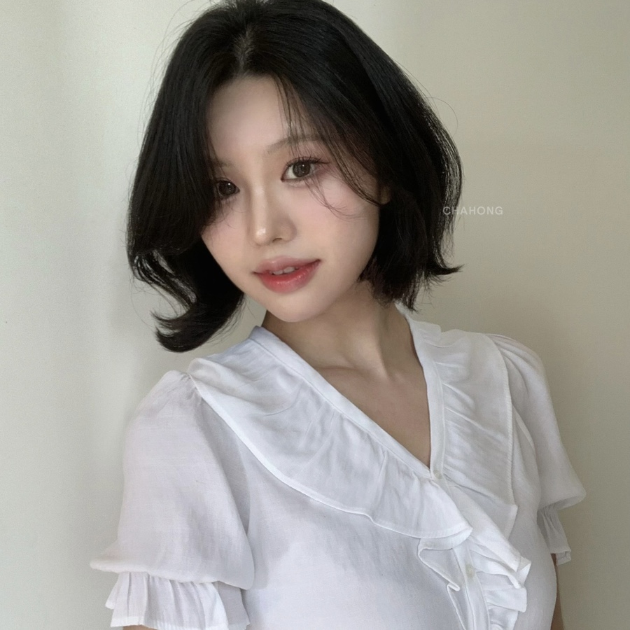 여자단발머리스타일 러블리 단발 모즈펌 | 차홍룸 서초점 이경채 : 네이버 블로그