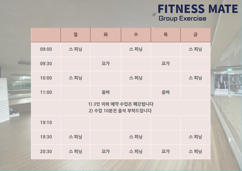 피트니스메이트 이미지