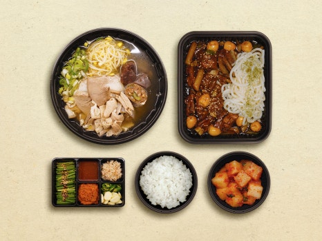 한끼 국밥 이미지