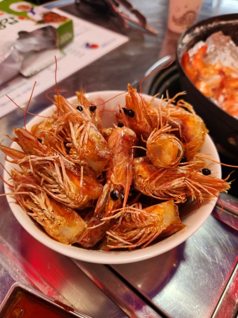 공룡고기&새우 이미지