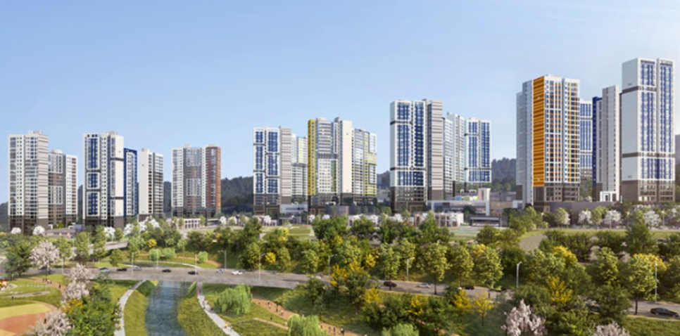 데시앙 아파트 조감도