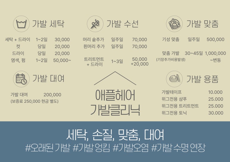 애플헤어 이미지