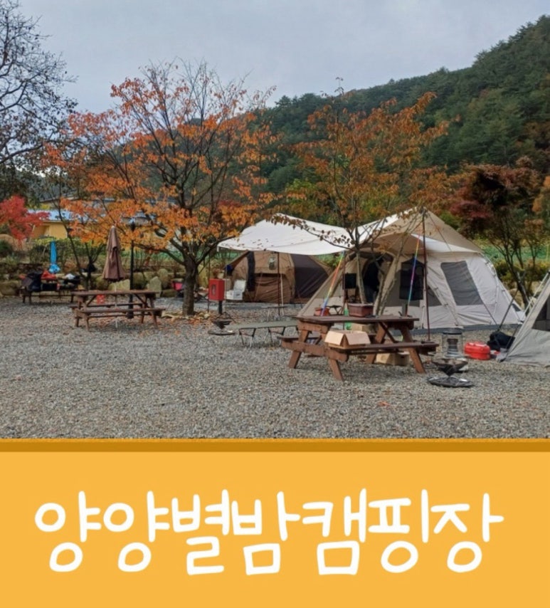 양양별밤캠핑장 이미지
