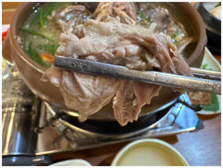 장수능이삼계탕 이미지