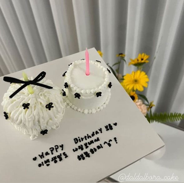 달달보라케이크 이미지