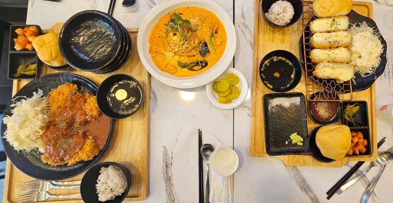 수라카츠&면 이미지