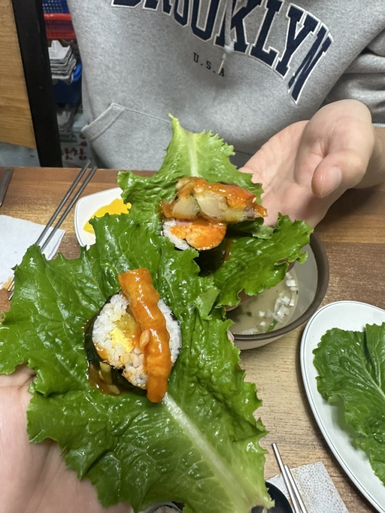 뽀빠이상추튀김 이미지