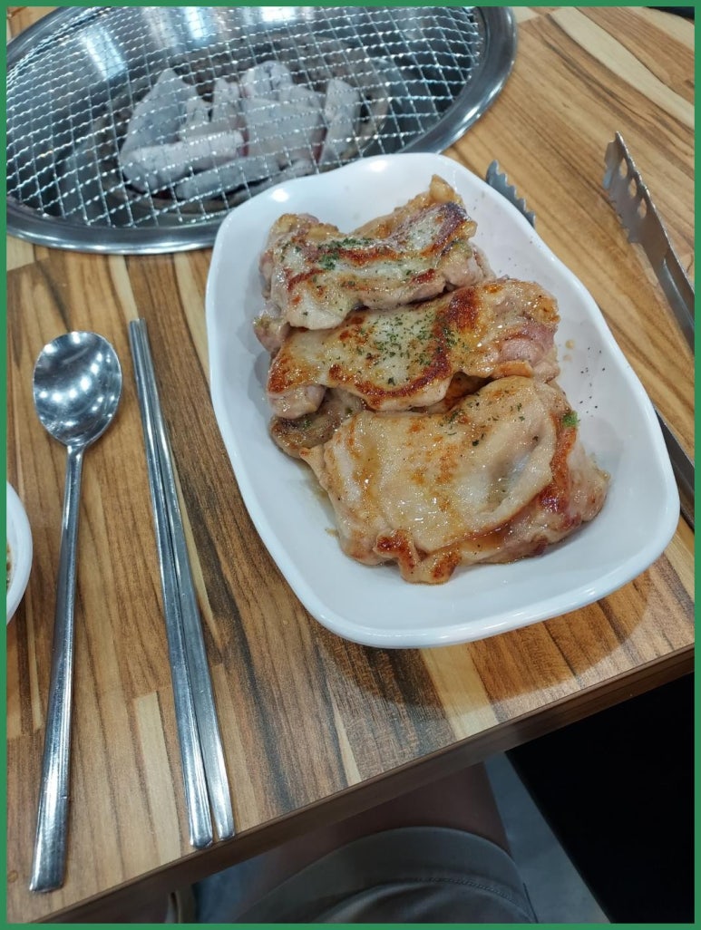 숯불과 닭갈비 이미지