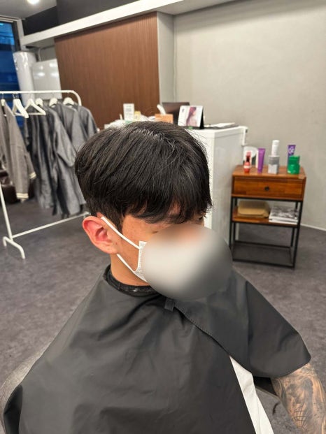 맨즈헤어샵 이미지