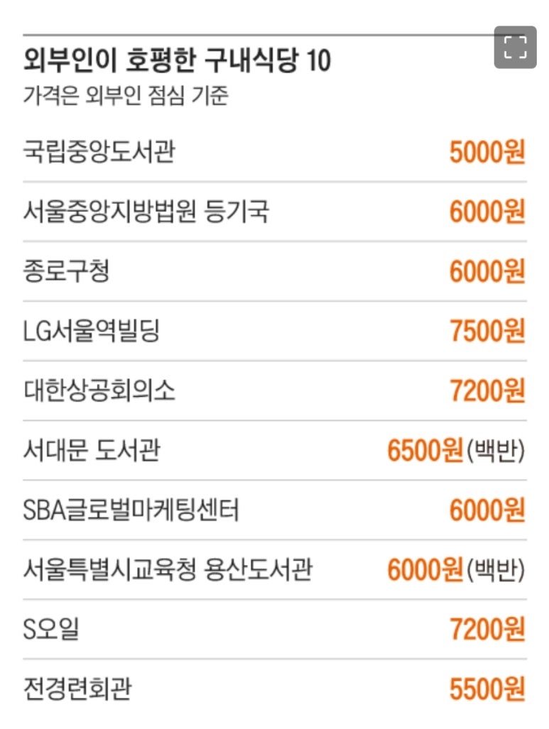 탑구내식당 이미지