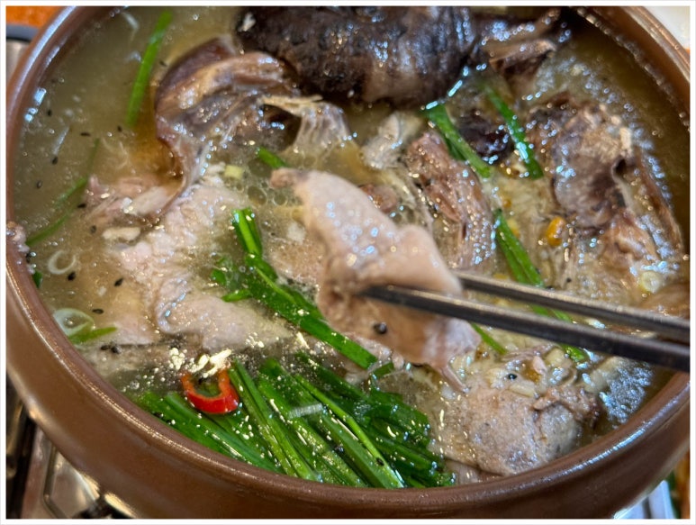 장수능이삼계탕 이미지