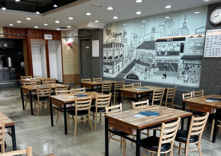 용만두, 칼국수 이미지